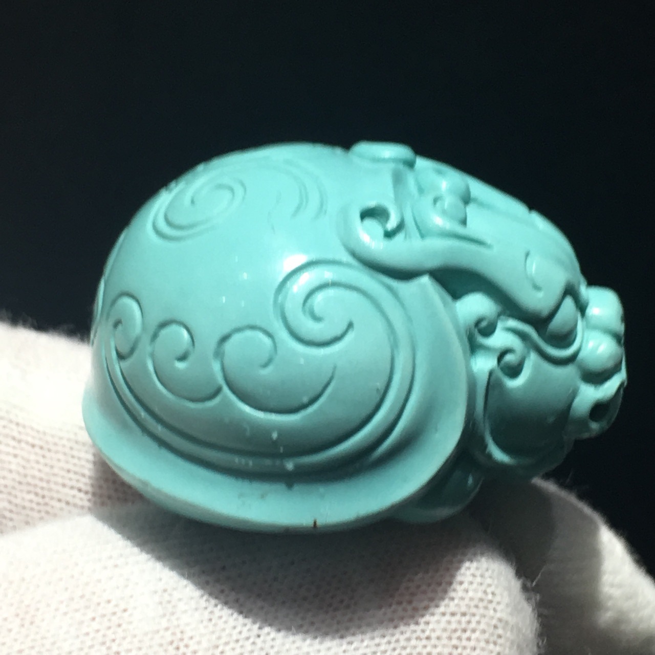 原矿绿松石,龙龟