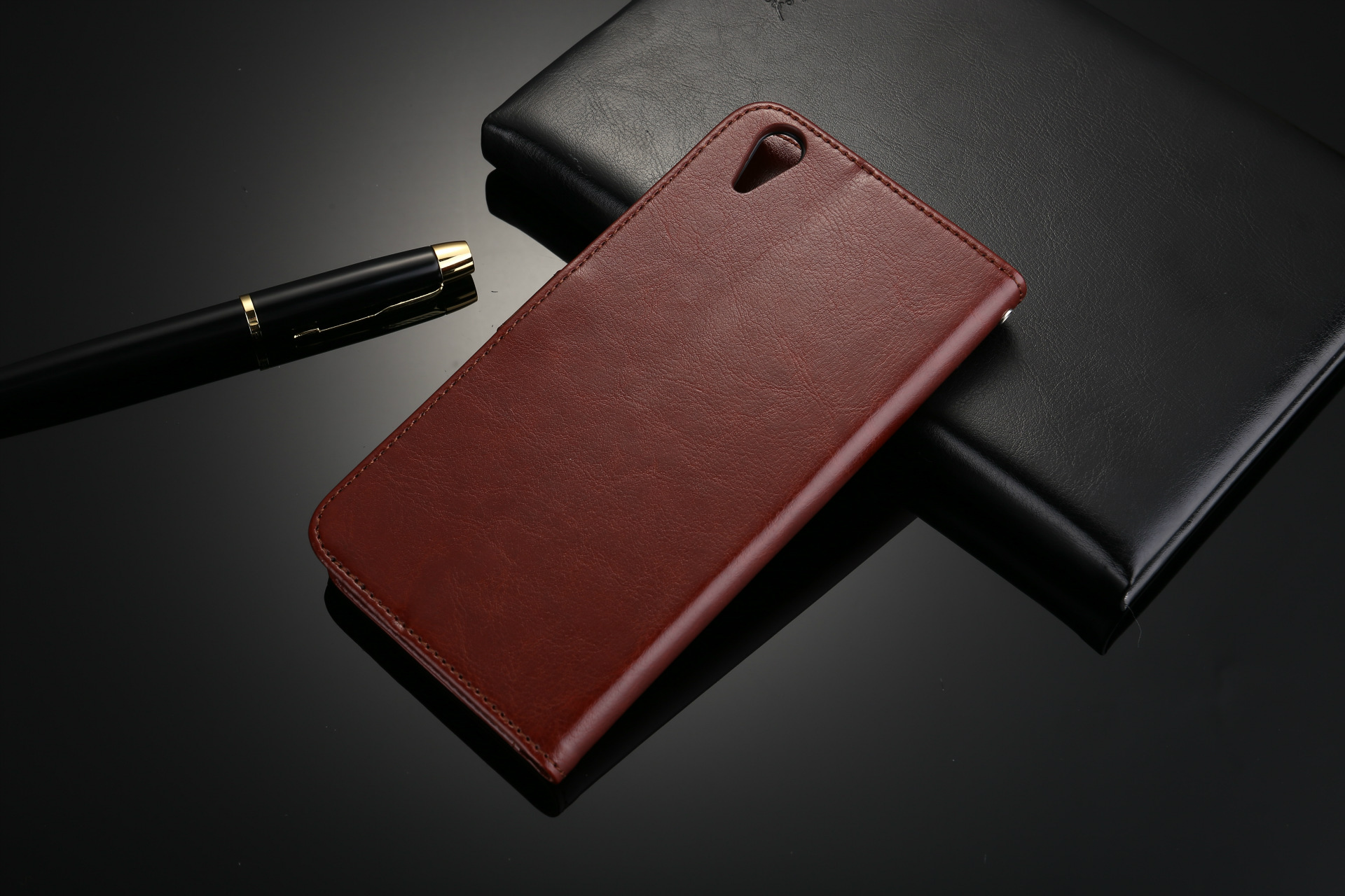 手机皮套oppo r9疯马纹卡位翻盖手机套商务手机壳支架手机保护套