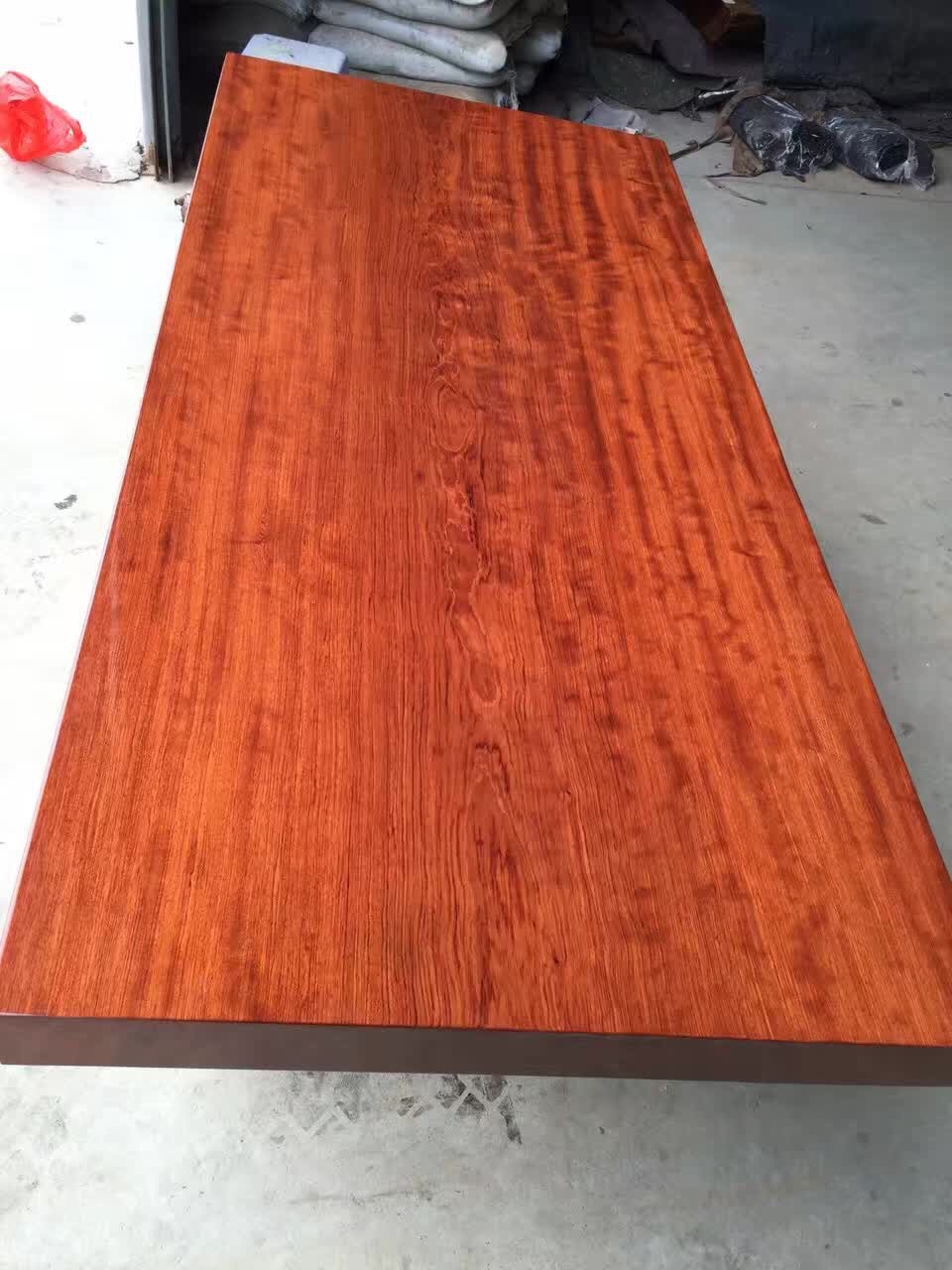 古夷苏木大板 全方全芯桌面干净 家居餐桌公司会议桌 休闲茶桌