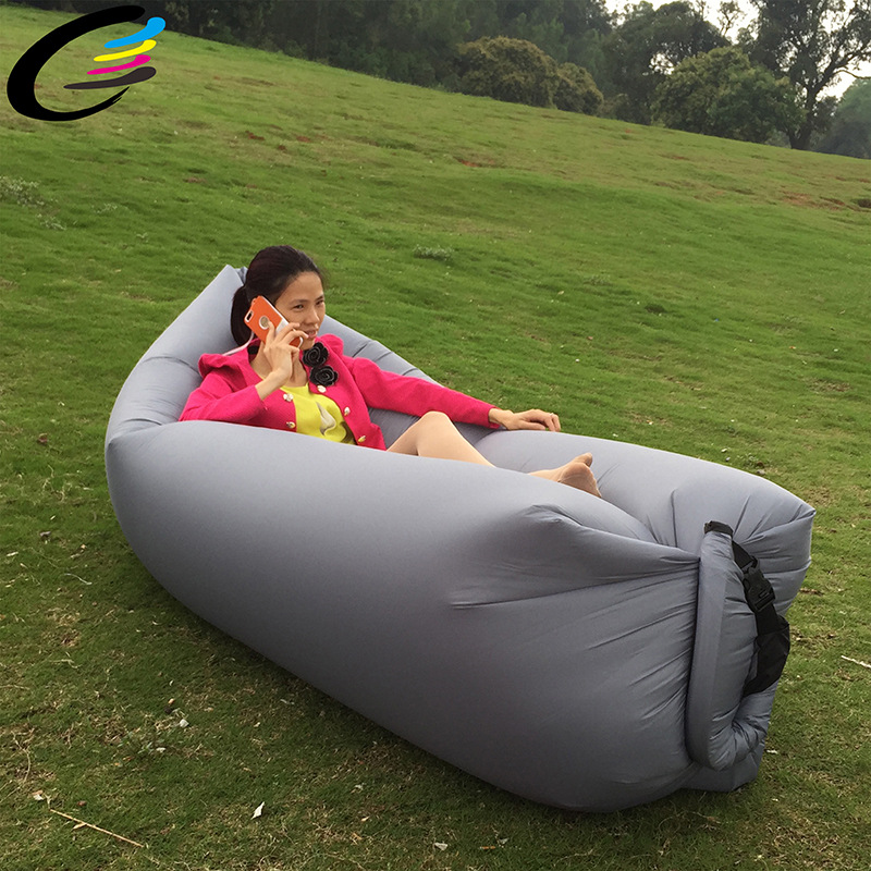 fcolor现货厂家直销户外充气睡袋懒骨