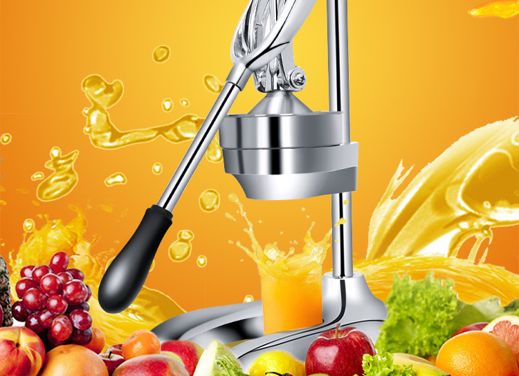 手动榨汁机炸橙子石榴不锈钢压榨机挤橙汁器商用压汁机果汁机家用