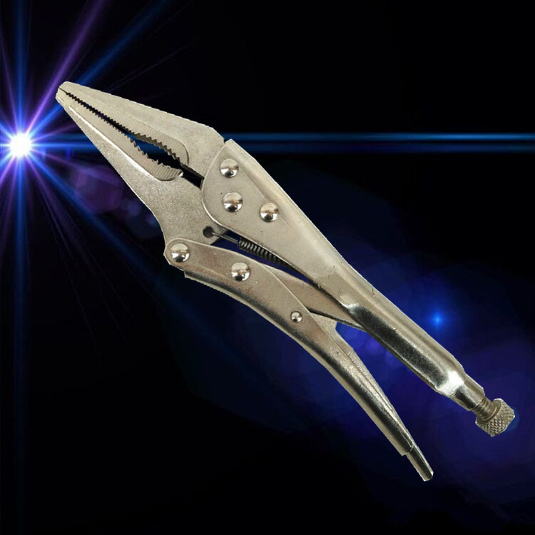 9寸尖嘴大力钳直嘴长嘴鱼嘴钳夹持钳固定钳焊接钳