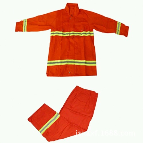 阻燃工作服_97式消防服5消防队灭火战斗服反
