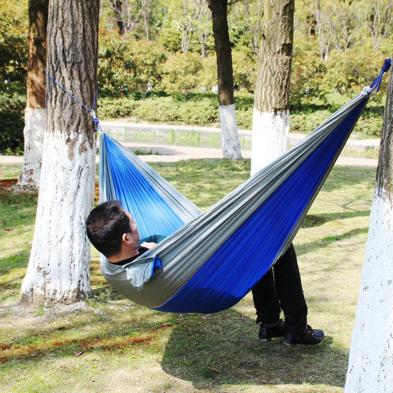 降落伞布吊床 户外单双人旅游户外登山野营休闲 260cm*140cm