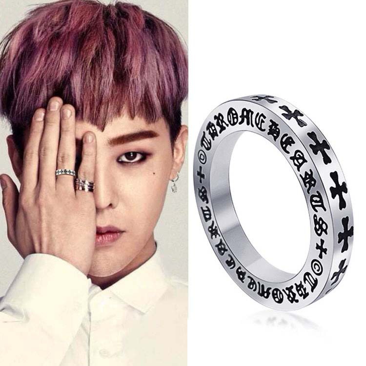 权志龙同款戒指男