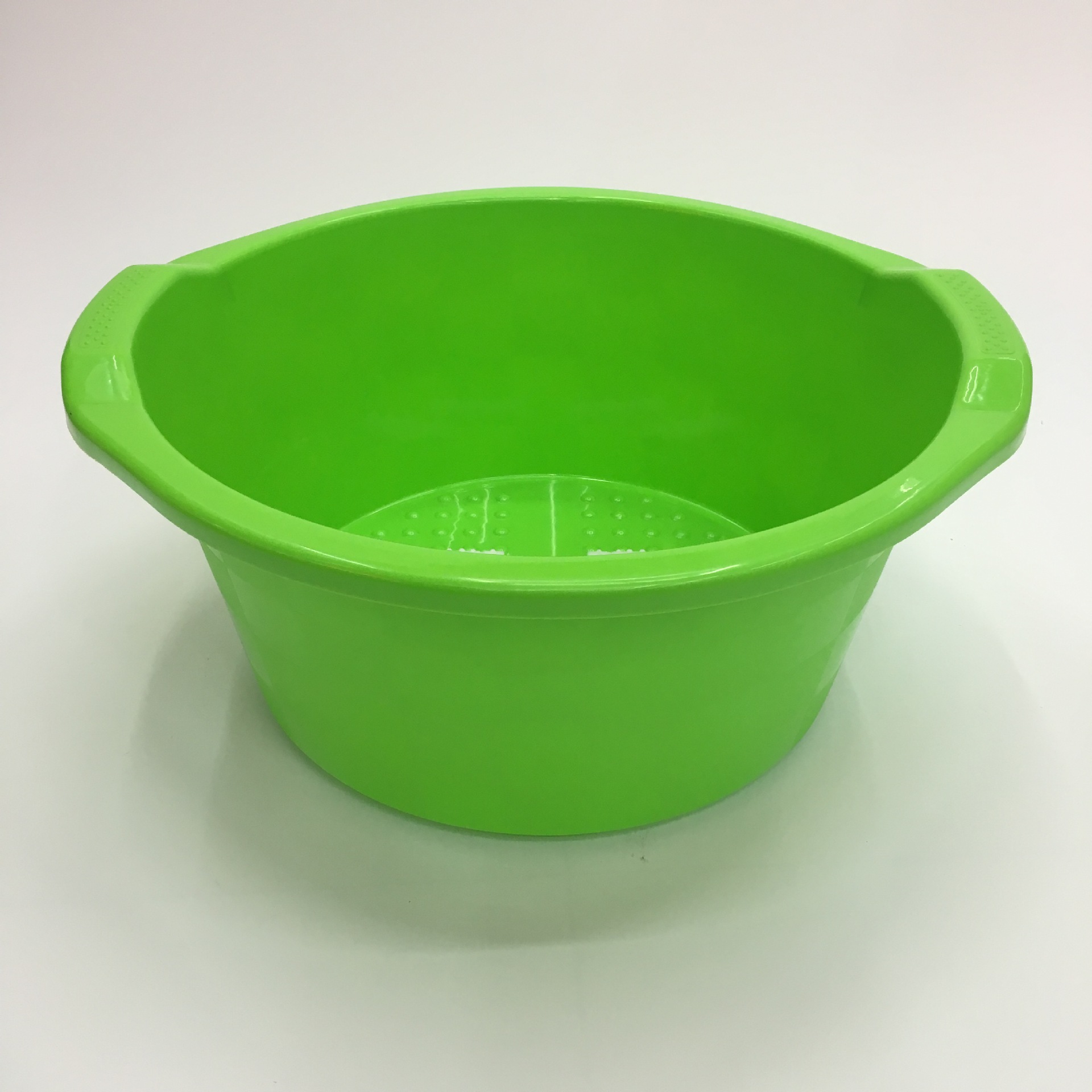 足浴盆按摩洗脚盆滑轮式搓脚盆塑料泡脚盆99十元店日用百货