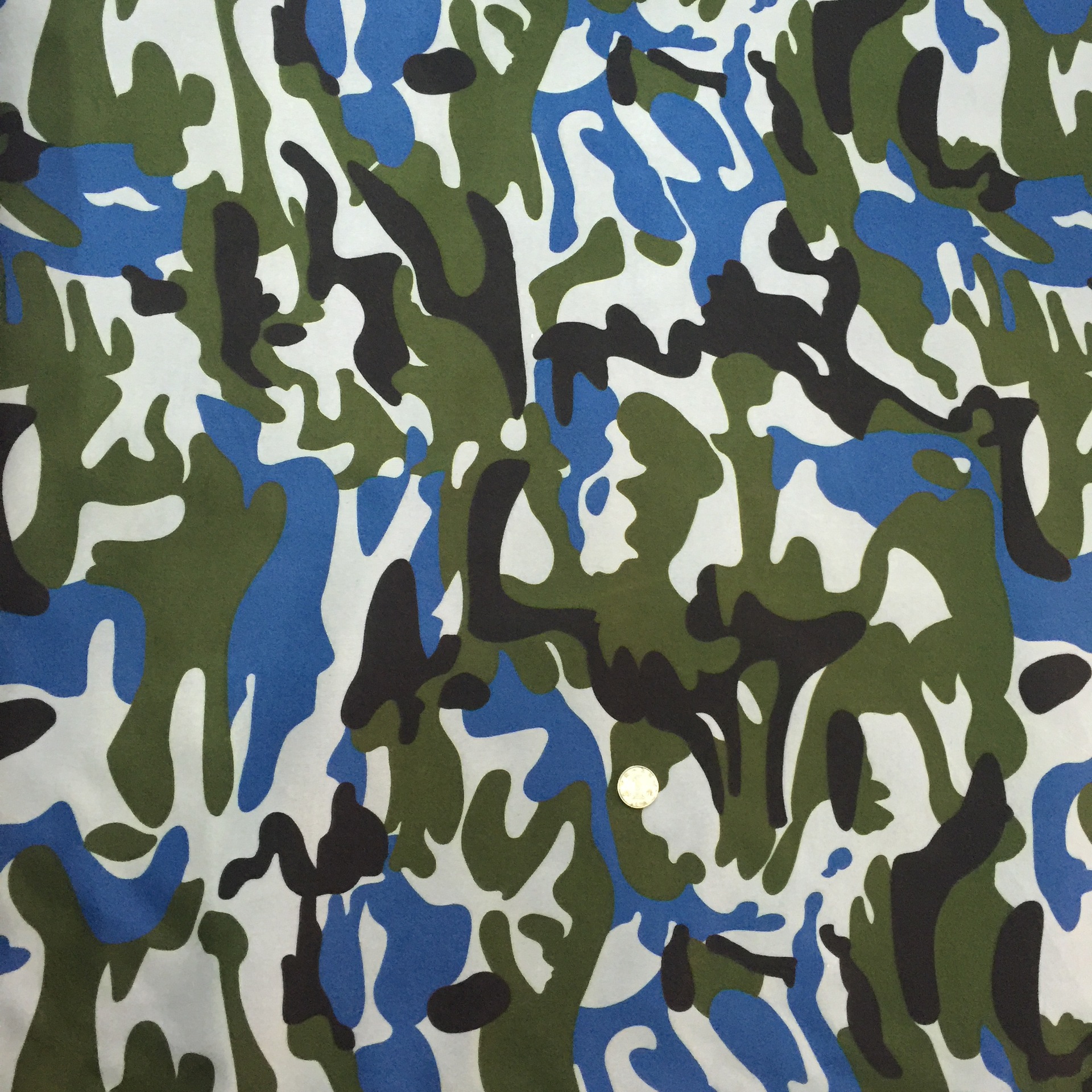 海洋迷彩布 服装面料 夏季海洋军训服装面料 华达呢 军用斜纹适中