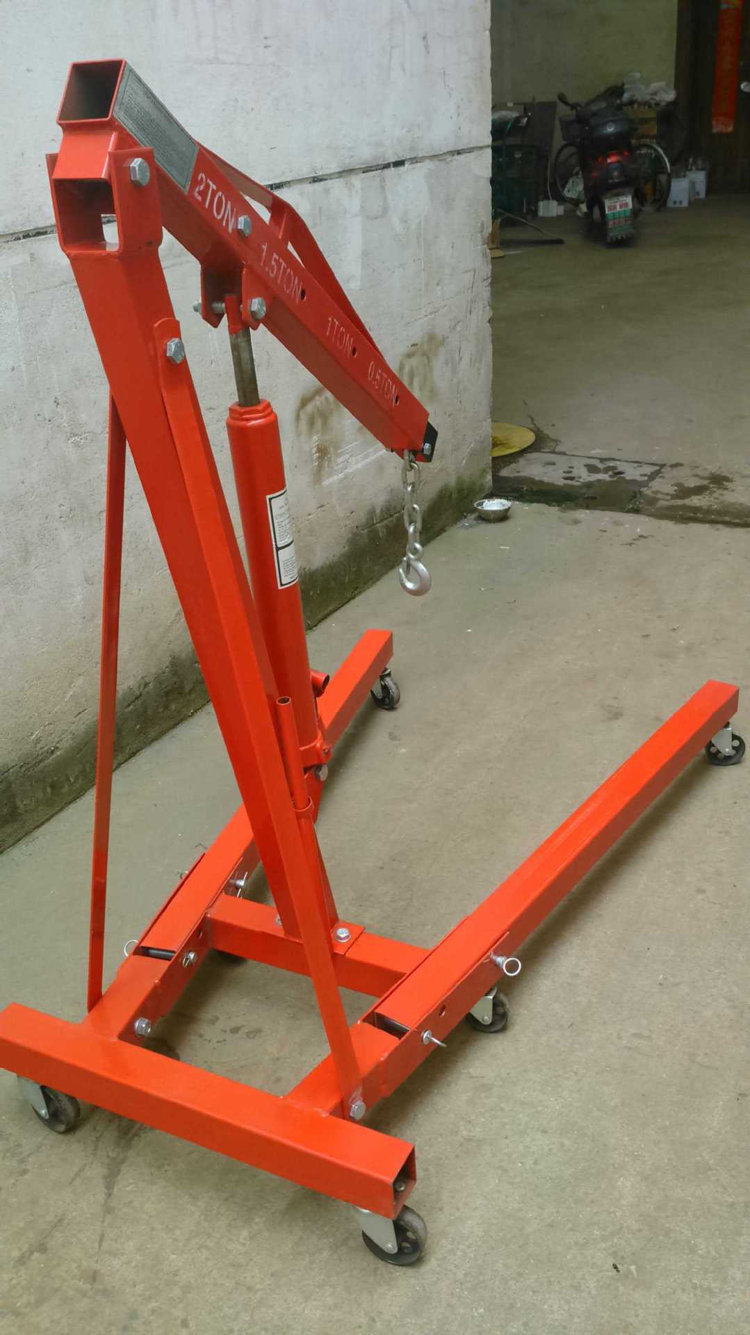 和磊现货供应052吨折叠式小吊车移动式液压小吊机固定小吊机