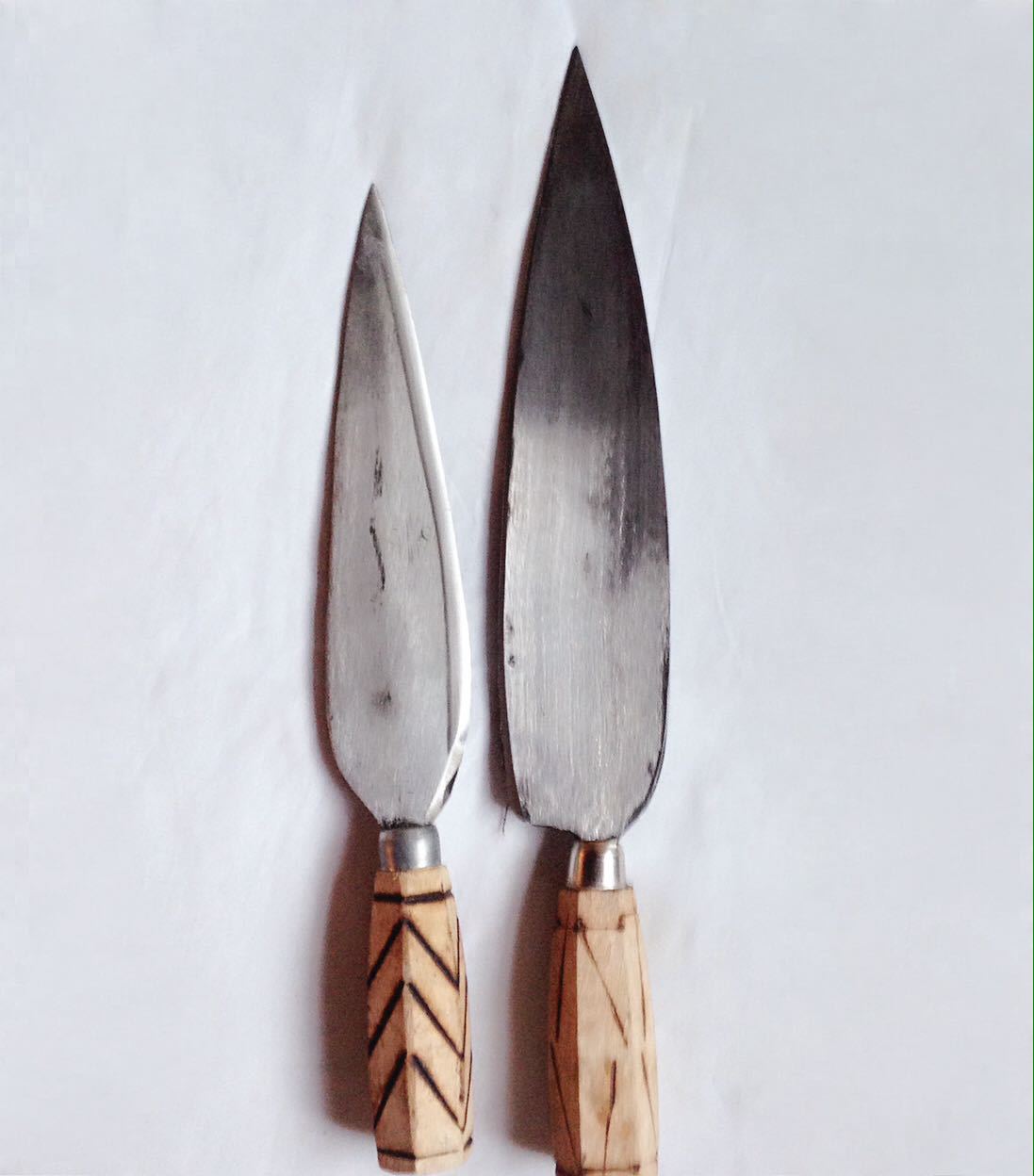 5厘米木炳手工锻打夹钢屠宰刀杀羊杀牛刀尖刀钢