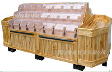 厂家直销批发木质零食糖果散装柜可配散装盒