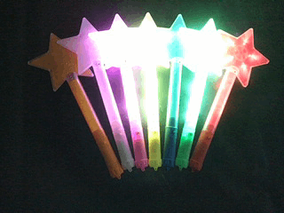 荧光棒 发光五角星荧光棒 我是歌手发光棒 星星闪光棒 演唱会用品