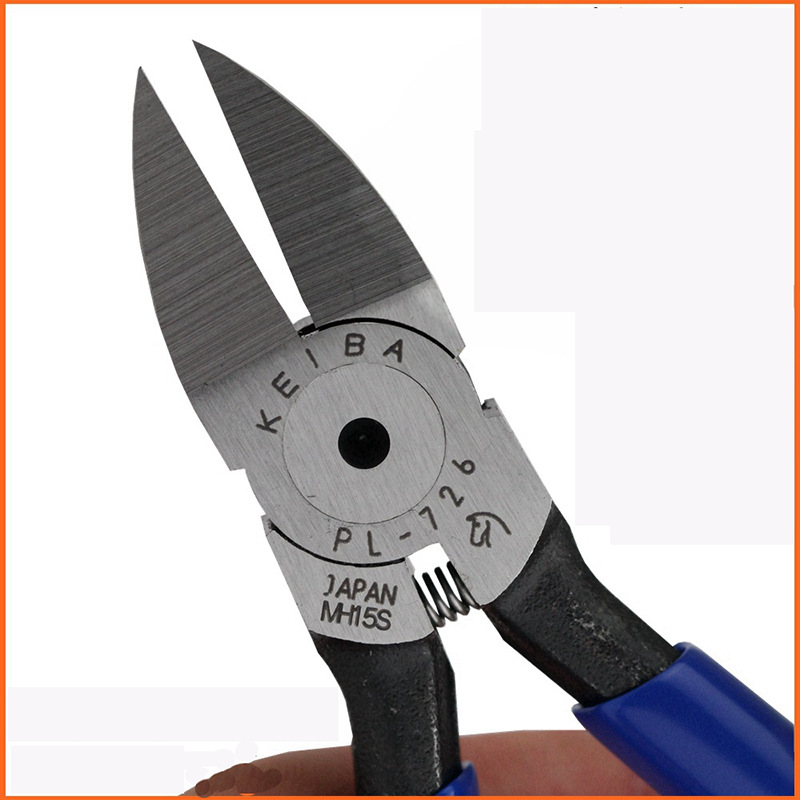 日本马牌pl-726 pl-725 6寸/5寸水口钳 塑胶料平口剪钳斜嘴钳