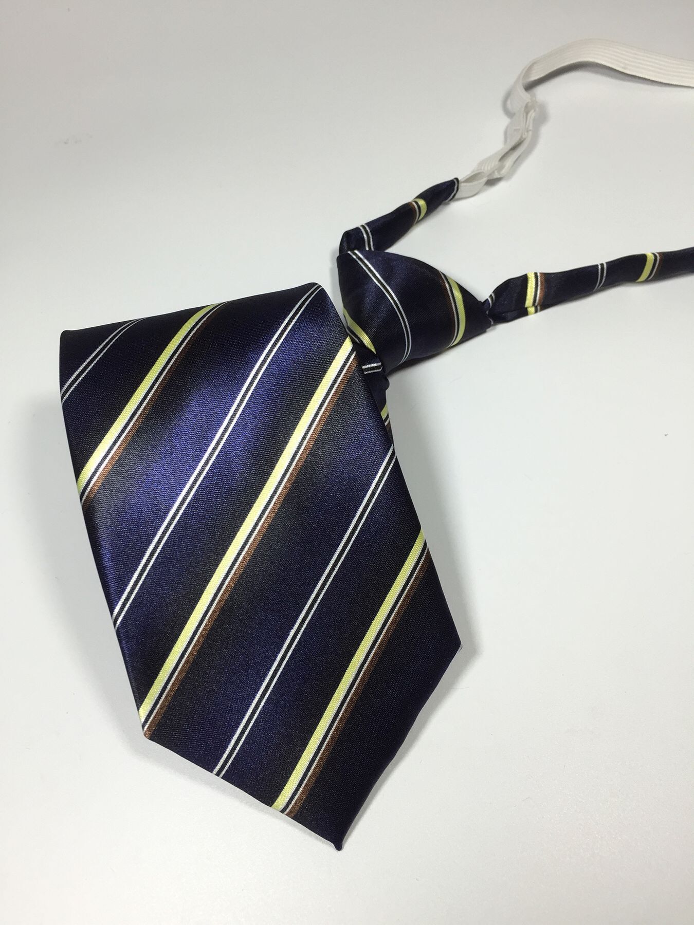 男女学生领带 领花 男女条纹校园制服领带经典款式厂家定做