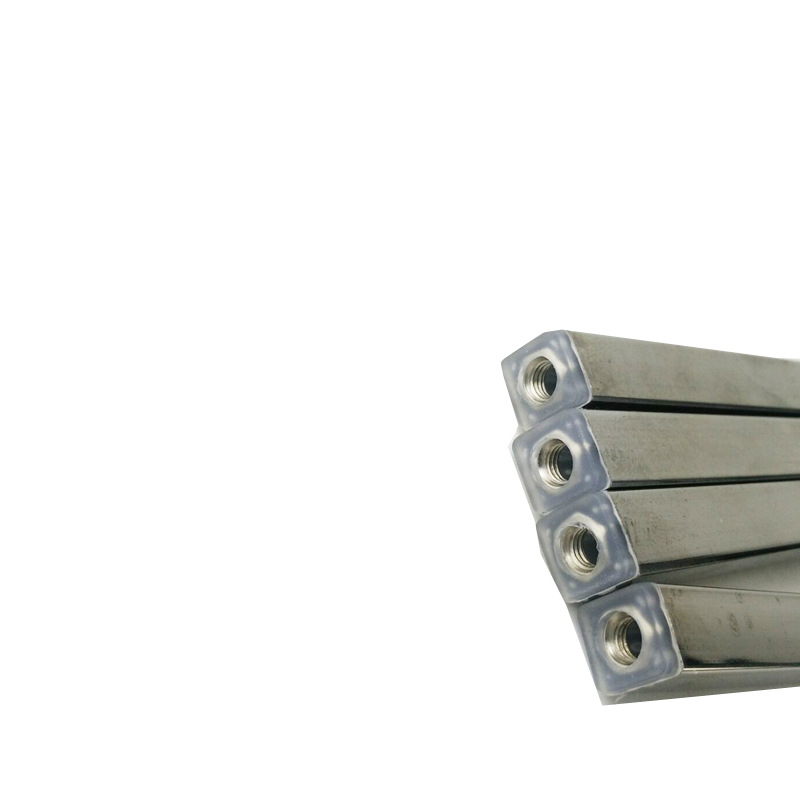 10乘10方管塞 塑料堵头 内置m5螺母