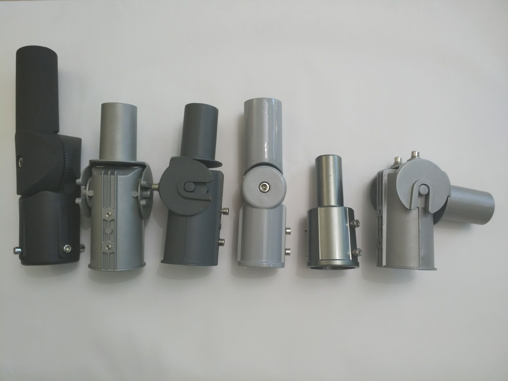 现货供应60转60路灯旋转接头调节角度接头路灯连接头万向转向头