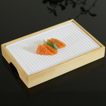 耐低温长方形寿司冰板日式刺身冰盘鱼生海鲜盛器日韩式料理盒用品