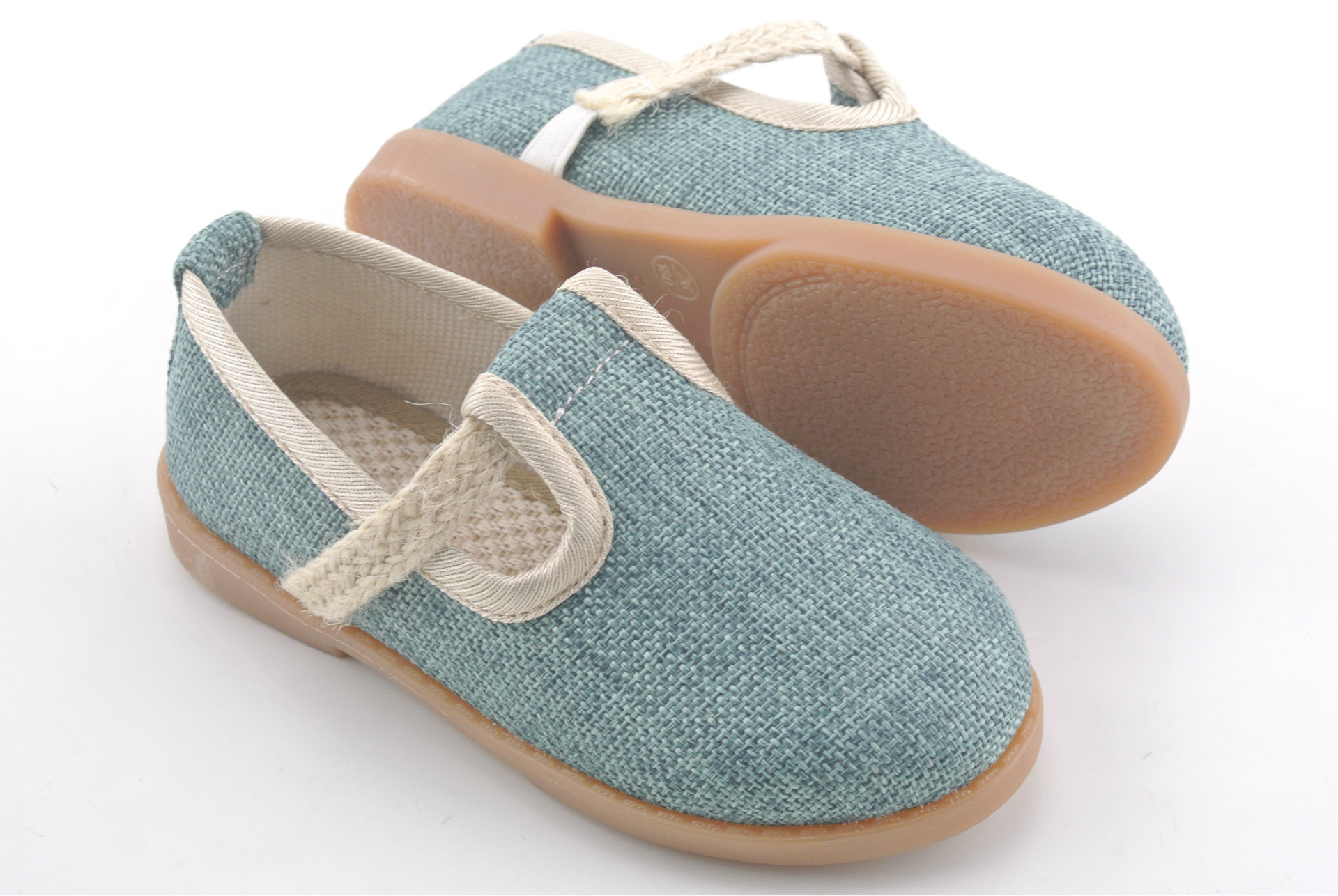 棕艺众康棕丝鞋 童鞋批发 男女童鞋 麻布鞋 透气吸汗绣花麻童