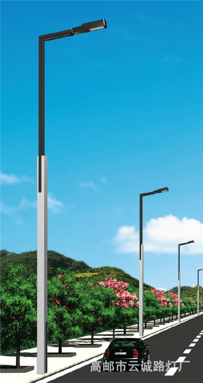 8米单臂/双臂太阳能路灯 led太阳能路-道路照明灯