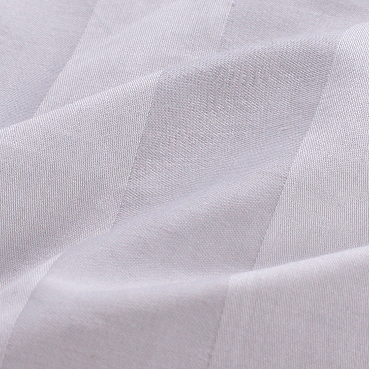 Hotel Hospital Bedding Pure Cotton Satin Stripe Hotel Quilt Cover Pure Cotton Pure White Striped Quilt Cover Wholesale