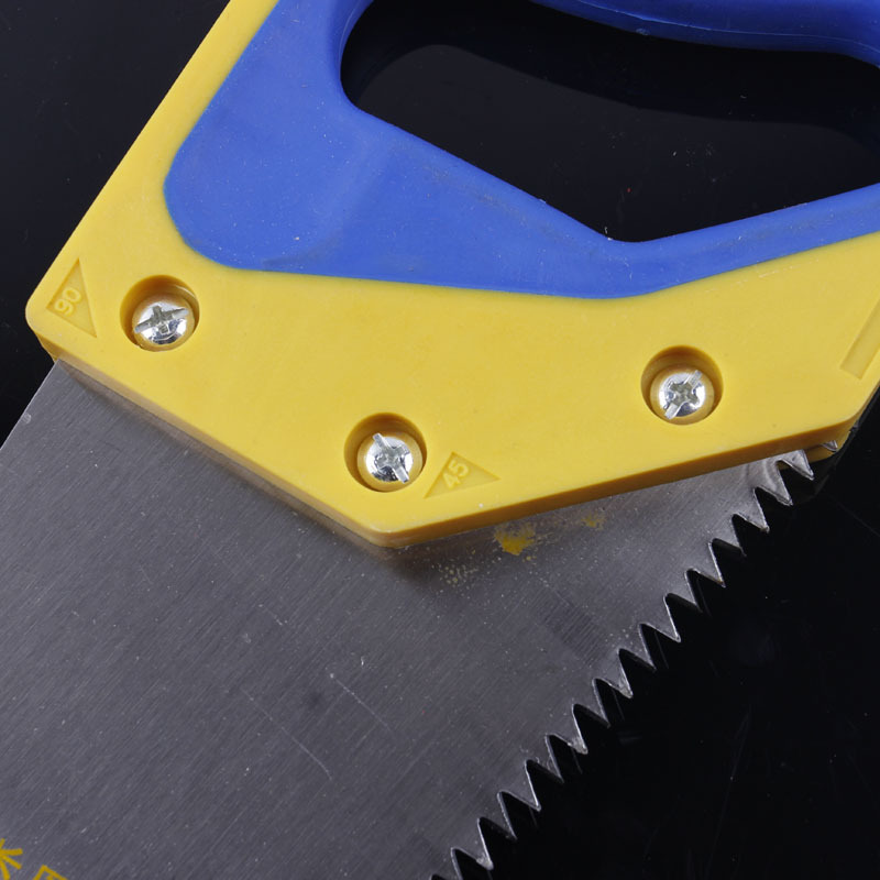 【厂家直销】450双色柄手板锯 园林锯多功能伐木锯家用钢锯