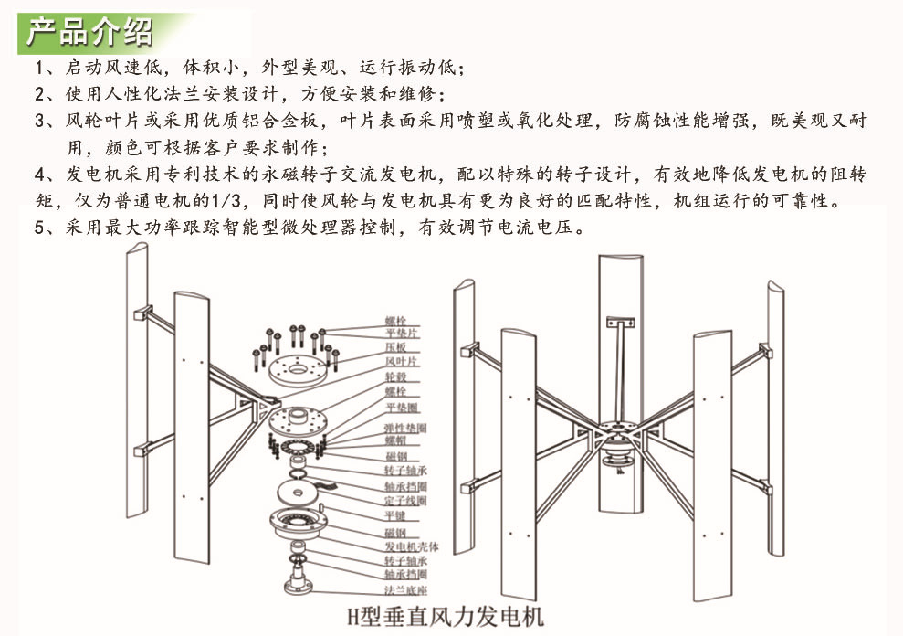 自制1kw风力发电机图解图片