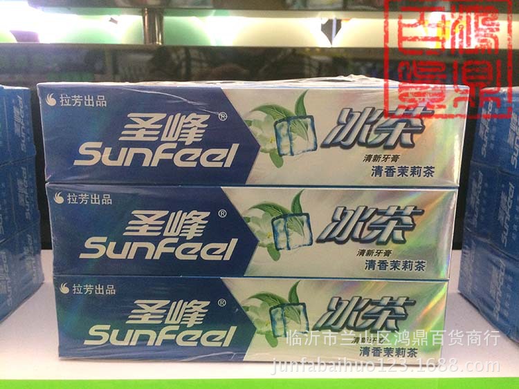 厂家直批拉芳圣峰冰茶晨露铁观音90g牙膏清香茉莉超爽龙井清热