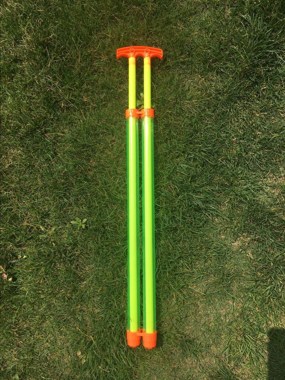 漂流水枪 大号塑料双管水枪 抽拉式 儿童玩具水枪 沙滩戏水玩具