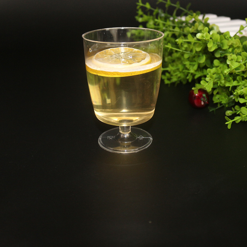 100ml一次性红酒杯法国小塑杯葡萄酒杯