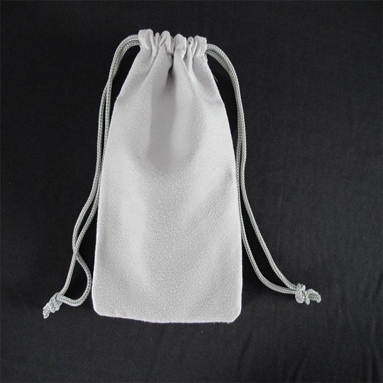 高档抽绳棉布束口袋 创意环保全棉束口袋 拉绳购物束口袋定制批发