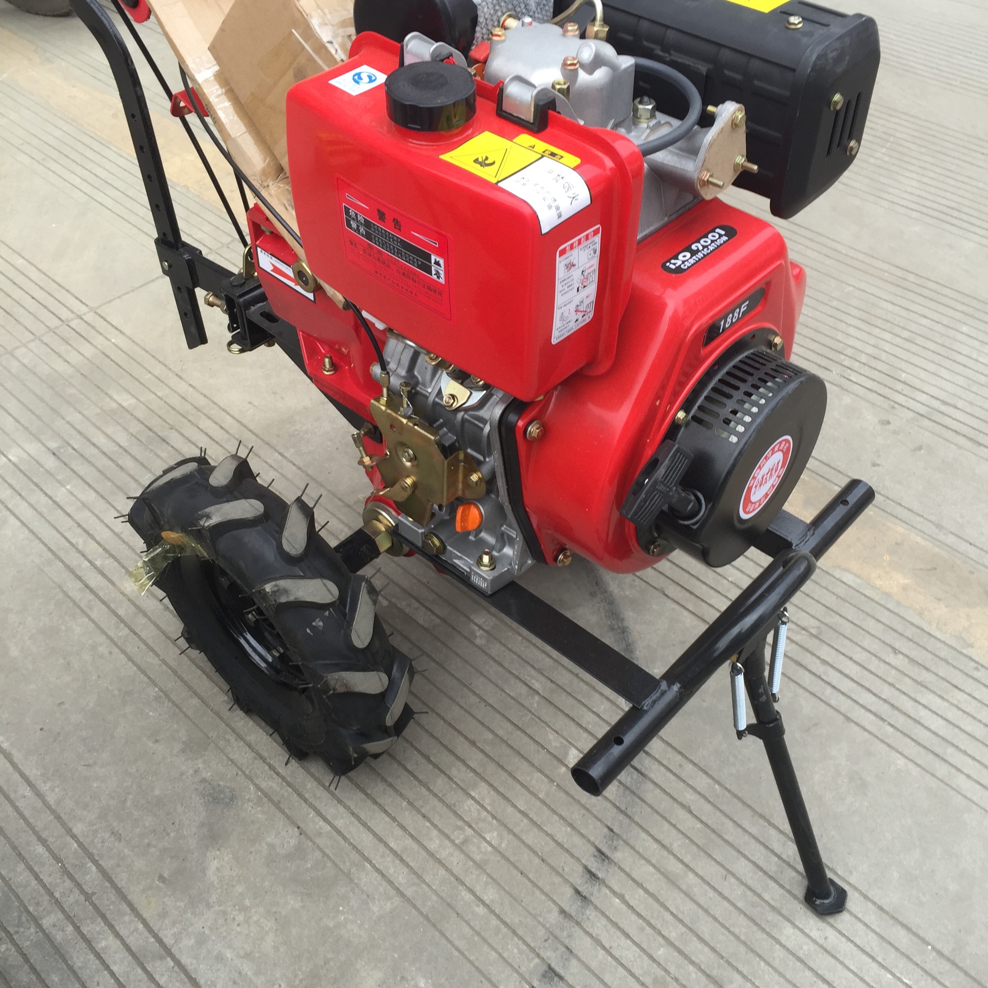 农用手把式旋耕机 170型6马力柴油机 电启动带手拉式