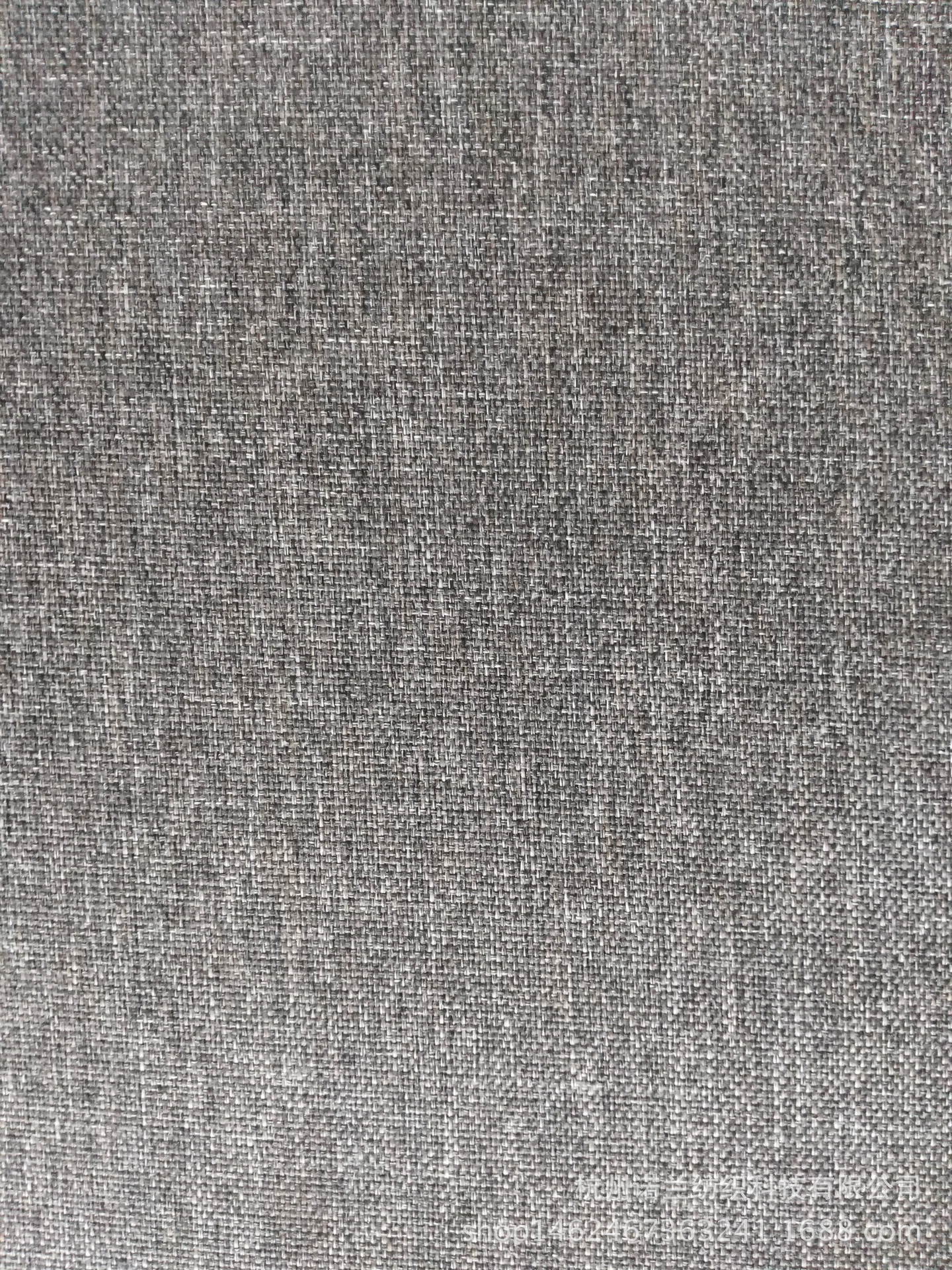 230g-250g麻灰色涤纶色织防水布料nl6002