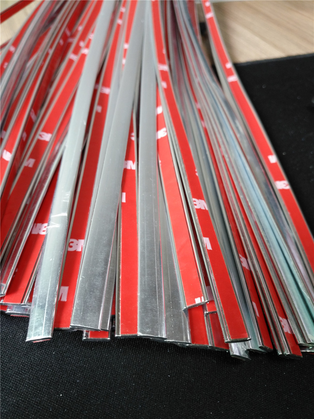 装饰亮条 个性pvc装饰条 银色 15mm 厂家直销