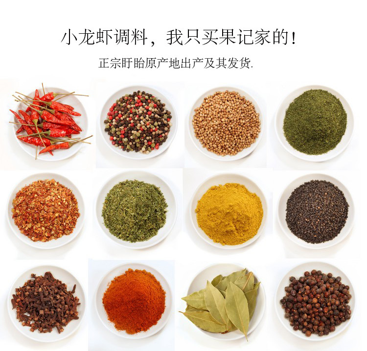 盱眙小龙虾调料380g十三香麻辣蒜蓉蒜泥味调料包饭店花甲螃蟹批发