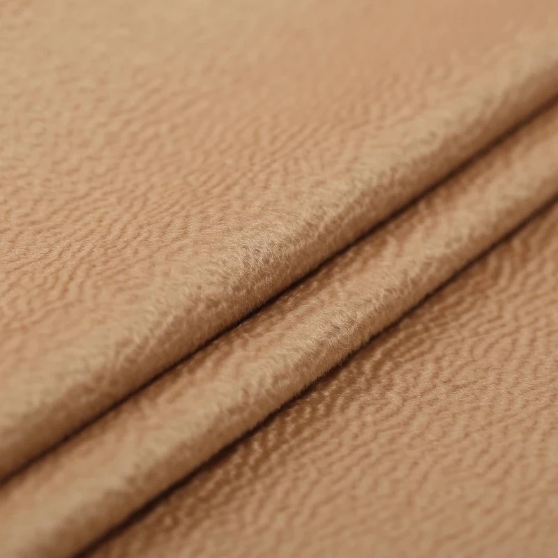 品牌** 水波纹羊绒 m家**白色水波纹羊毛秋冬大衣外套面.