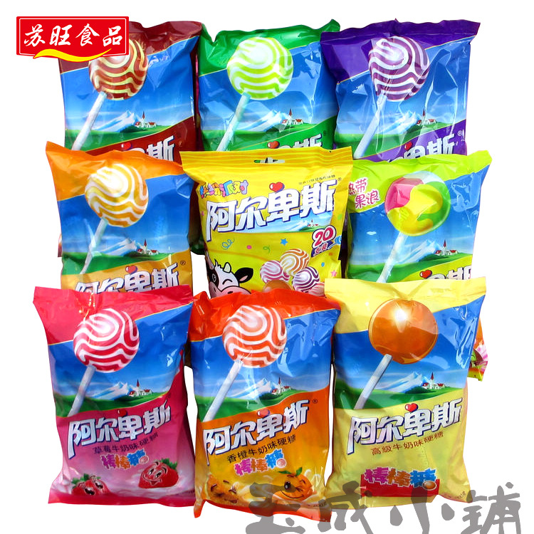 阿尔卑斯棒棒糖硬糖20支200g装抖音网红喜糖零食年货甜食