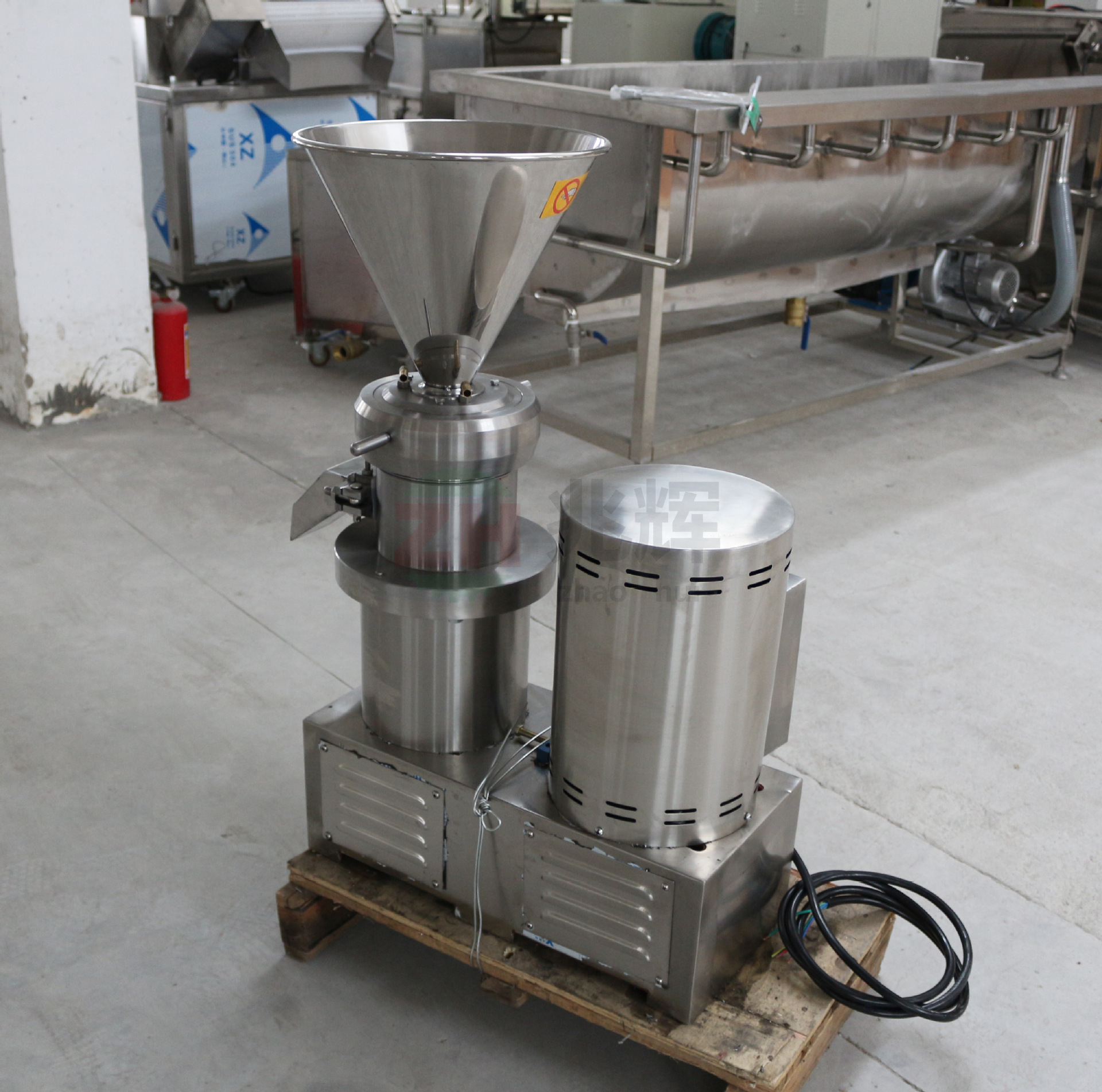 食品级不锈钢电动磨骨机猪头骨磨骨机椰肉研磨机粗细可调节