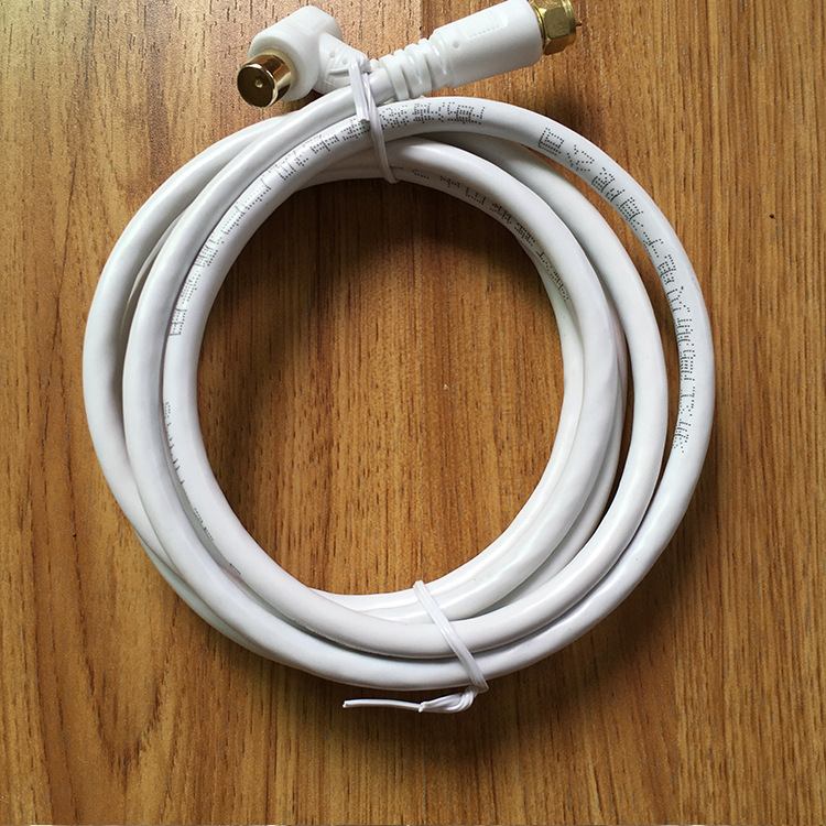 直营 同轴电缆闭路线 一公一f成品 有线电视连接_户户通卫视批发网