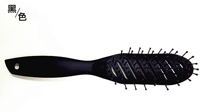 小弯梳顺发梳九排梳宽齿梳鱼齿梳长齿梳美发工具梳子排骨吹风通气