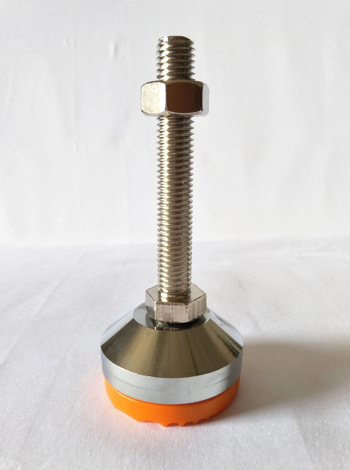 防滑钢脚杯底60*m12*80机床调整脚防滑地脚