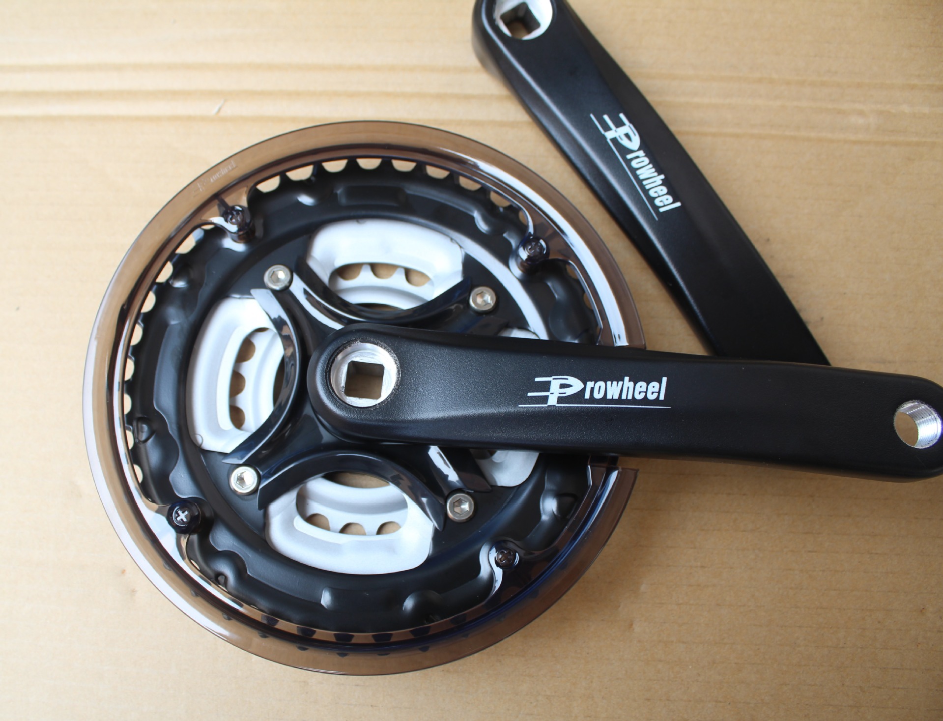 浩盟山地车牙盘片花盘21/24/27速68五通铝合金42齿链盘自行车配件