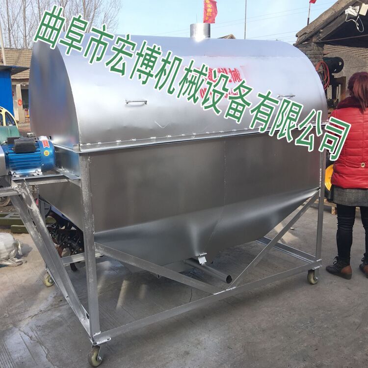 榛子翻炒机  流动式多功能电热炒板栗机 厂家小吃专用炒货机