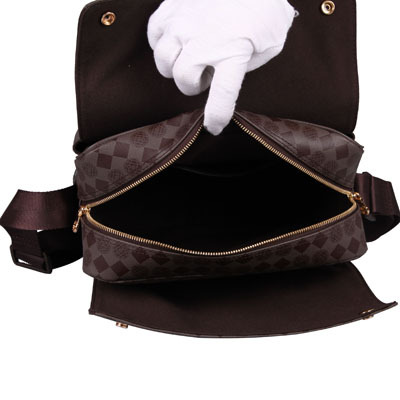 意大利绿色环保牛皮邮差包外贸原单大牌高档男