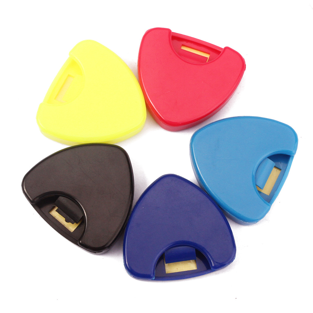 高档吉他拨片包 黑色拨片夹 挂式拨片盒 吉他拨片盒