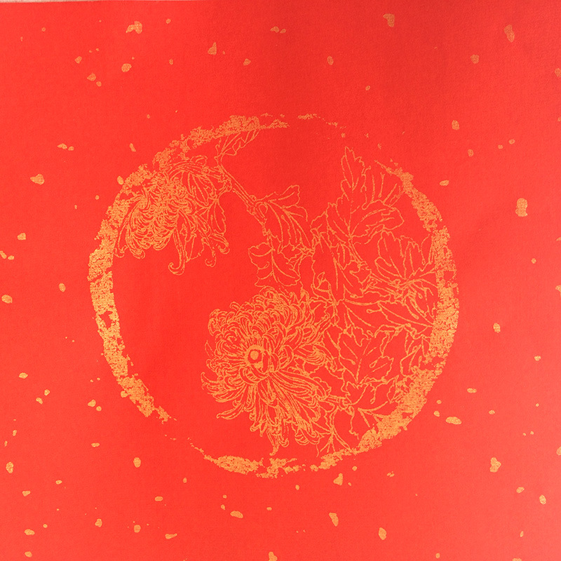 对联纸 宣纸万年红 楹联纸毛笔书写纸 春联纸 厂家直销批发订做