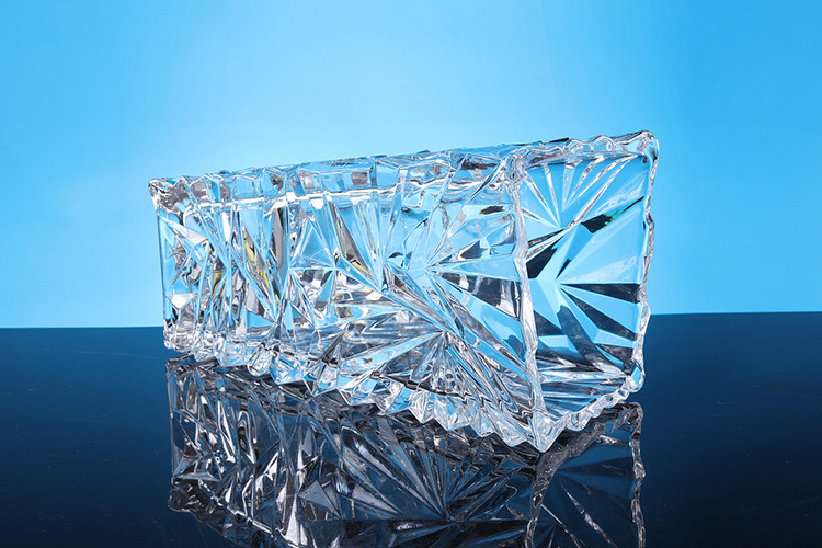 个性水晶玻璃材质简约现代玻璃花瓶培花器办公室居家装