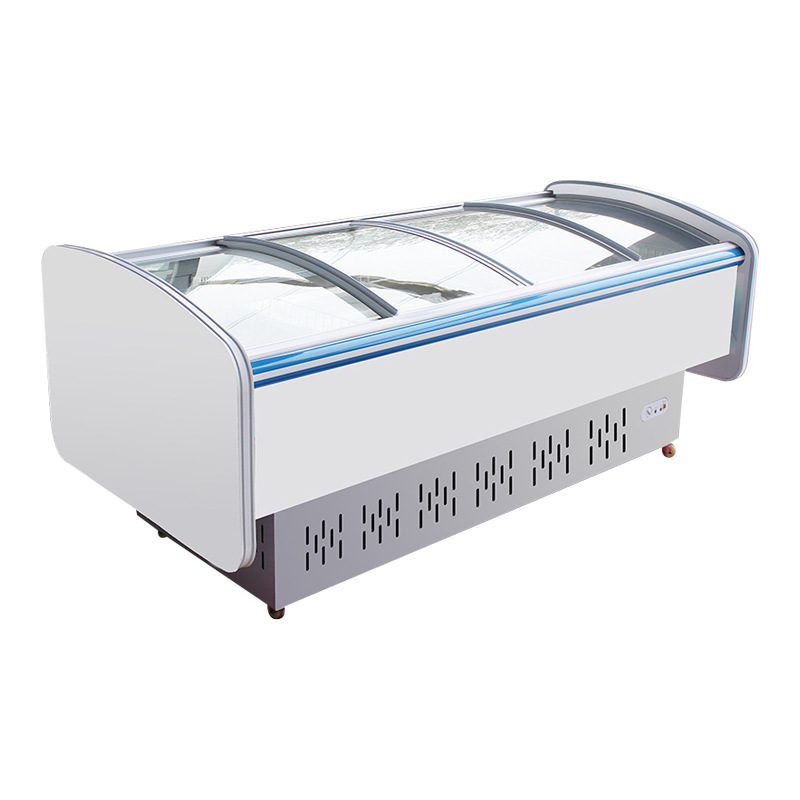 乐创全铜配菜保鲜展示柜卧式保鲜冷柜配菜柜