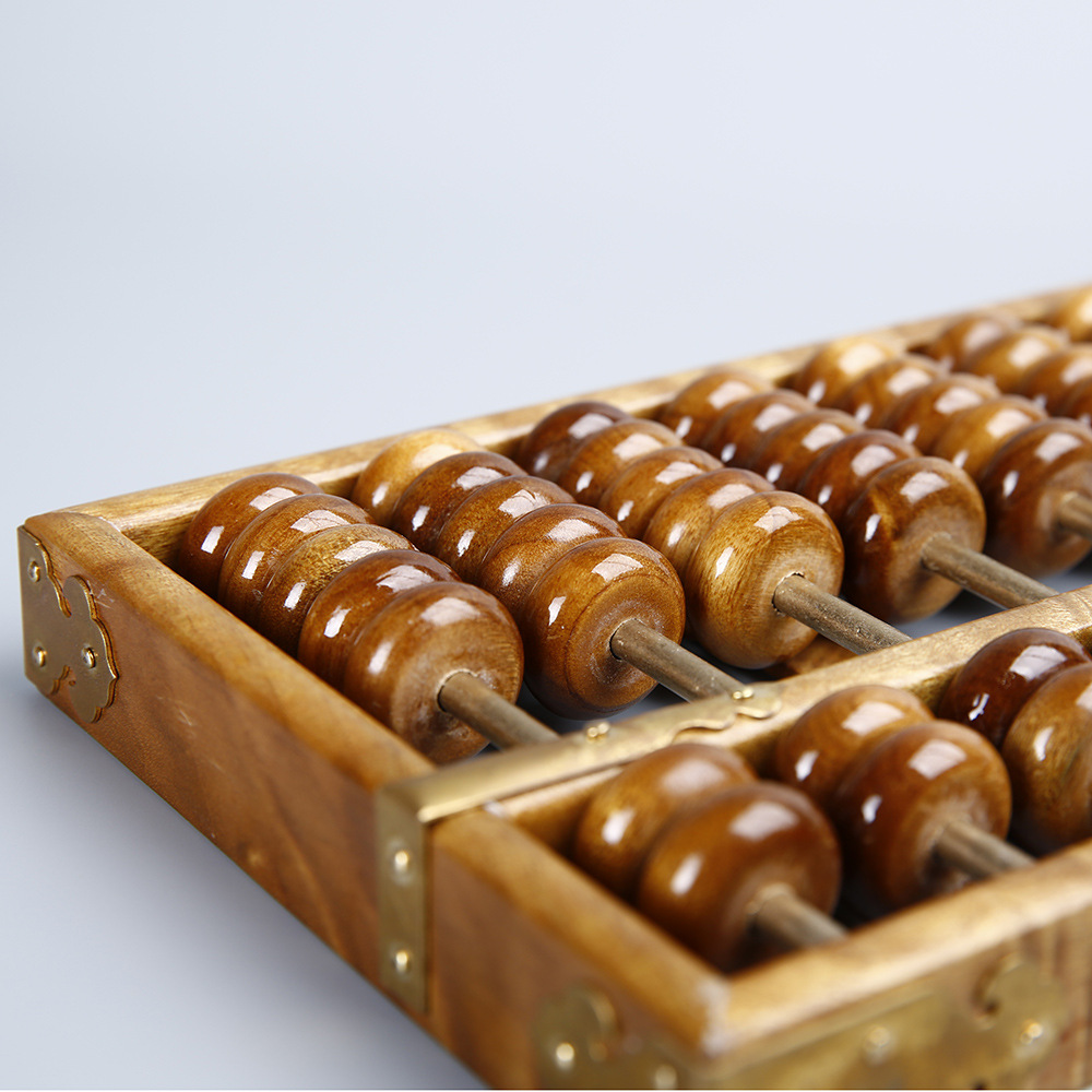 厂家直销金丝楠木算盘 满水波纹小叶桢楠算盘 木质工艺品礼品批发