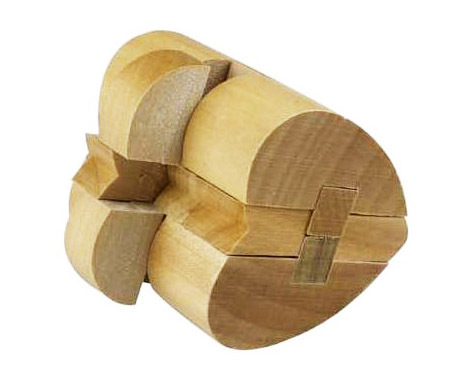 心形孔明锁 木制心锁拆装玩具爱心锁古典益智玩具批发