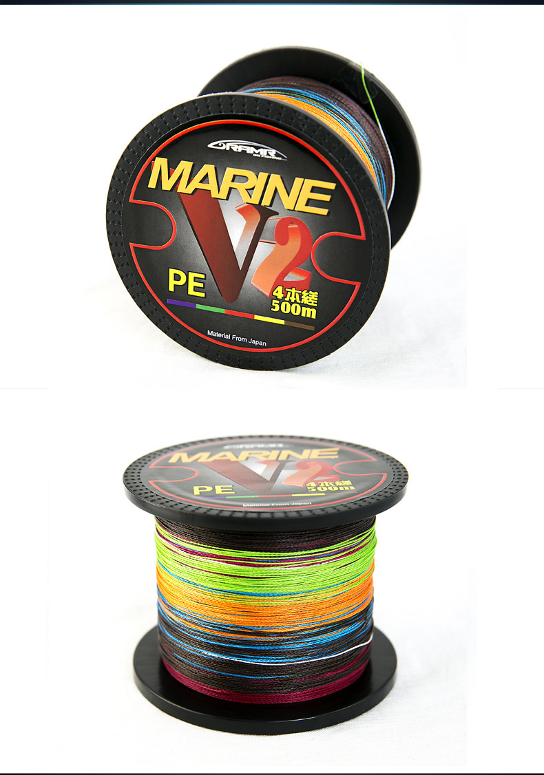 厂家4编pe线大力马钓鱼线1000米防咬耐磨路亚线