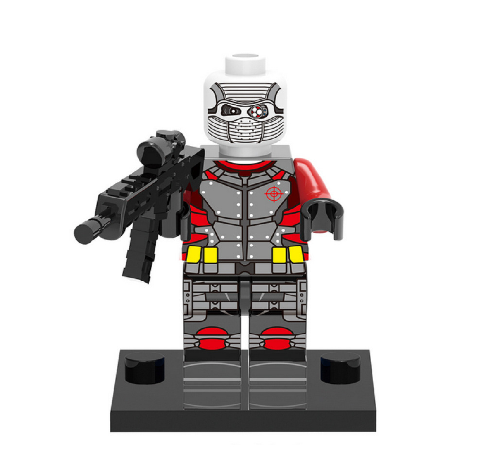 欣宏拼装人仔积木 超级英雄特遣队 儿童益智玩具 x0122